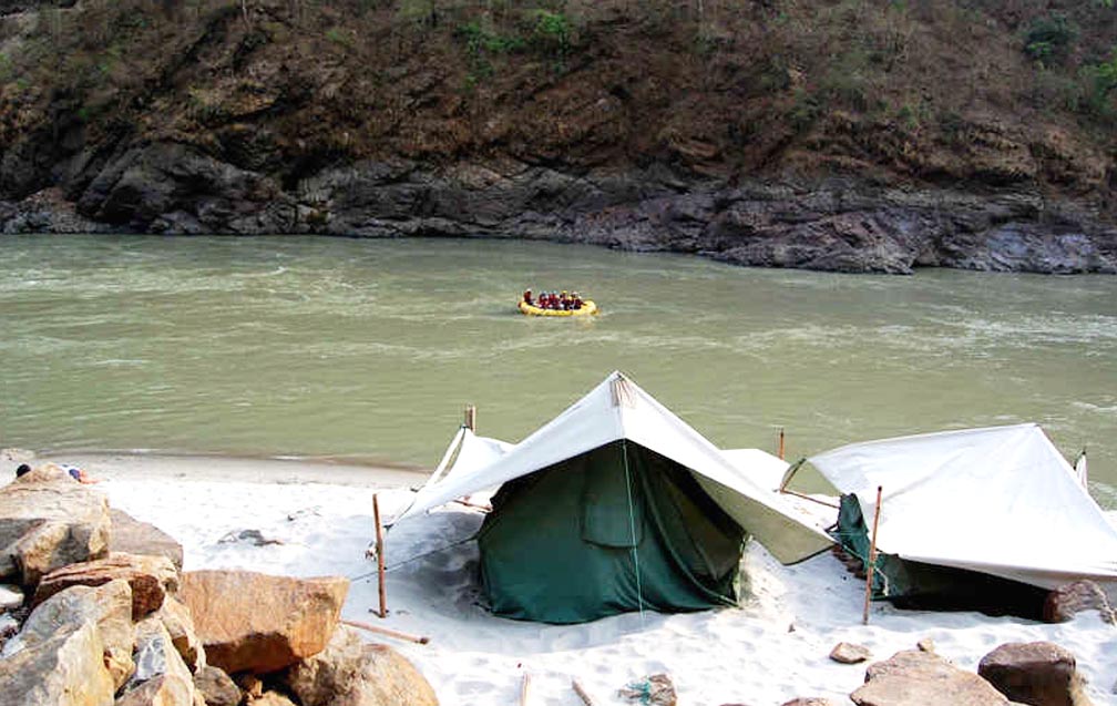 Camping in rishikesh
